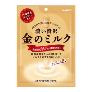 [일본과자] 칸로 프리미엄 밀크 캔디 / 금의 밀크 / 사탕 / 캔디 / 녹차 / 맛차 / gold milk (특급배송)